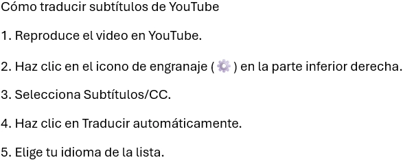 Translate Spanish